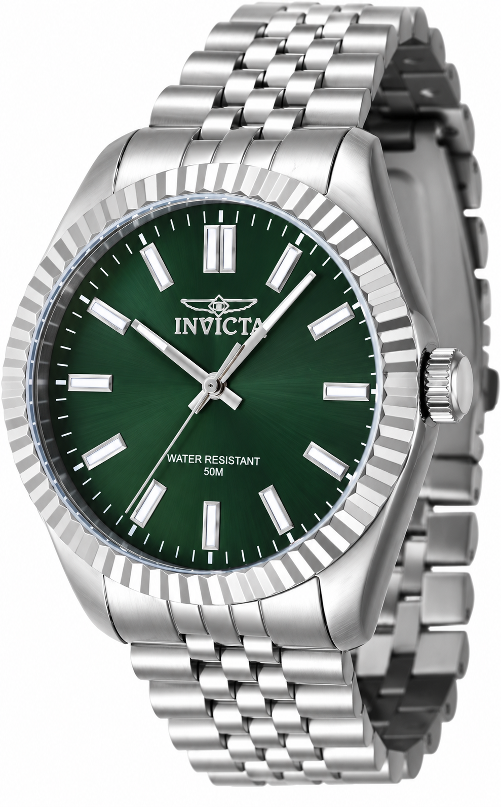 Invicta Specialty 47480 Hombre | Elegancia Verde en Acero