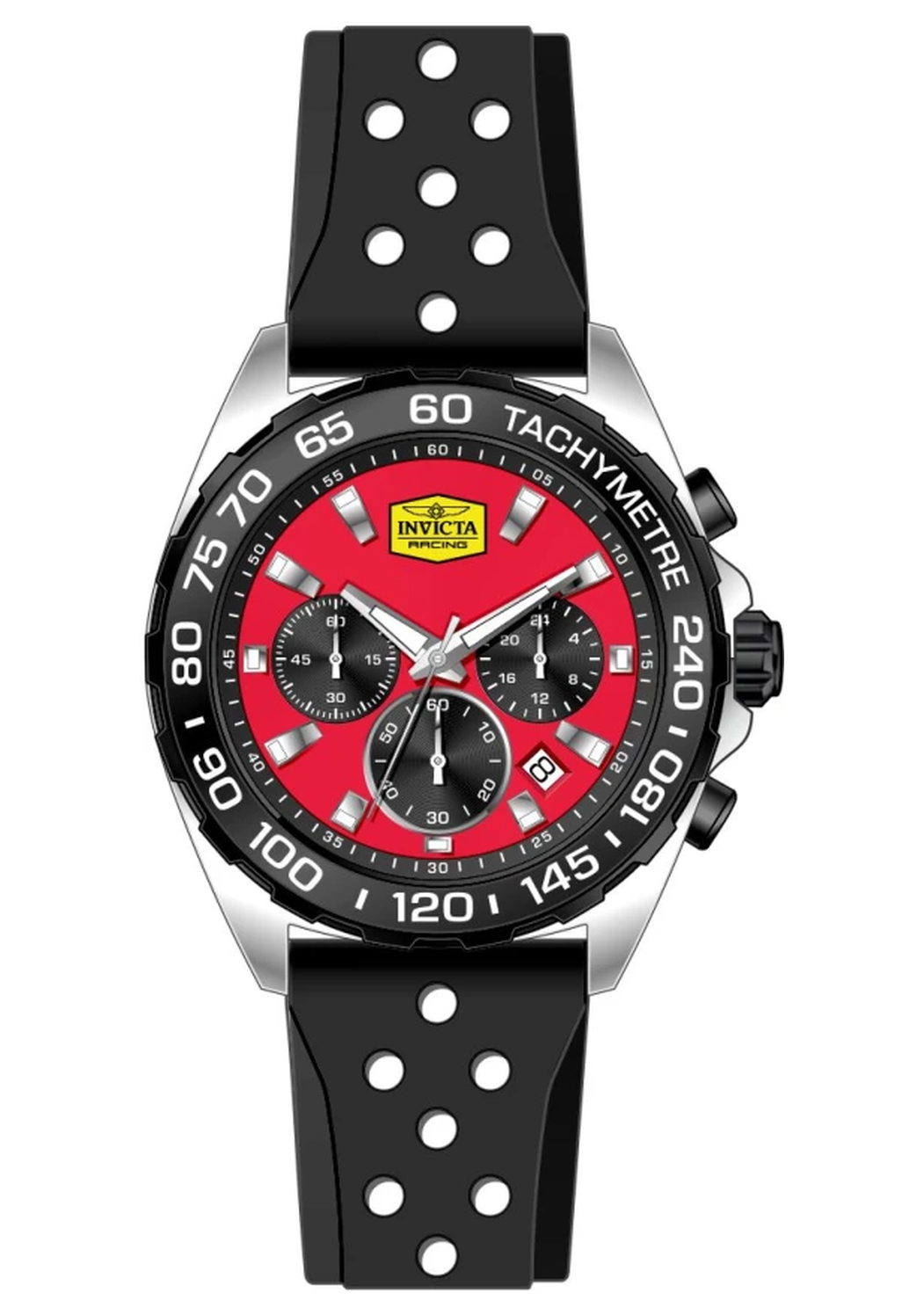 Invicta Racing 47772 | Potencia y Estilo en Rojo y Negro