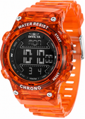 Invicta Racing 49046 Hombre | Digital Transparent Orange