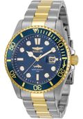 Invicta Pro Diver 30021 | Elegancia deportiva en azul y dorado