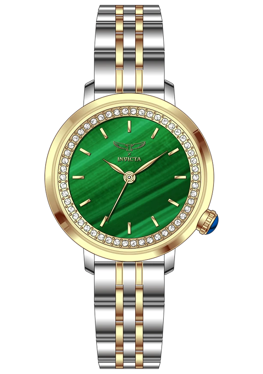 Wildflower I by Invicta Lady 69922 | Elegancia Esmeralda y Destellos Dorados 💚✨
