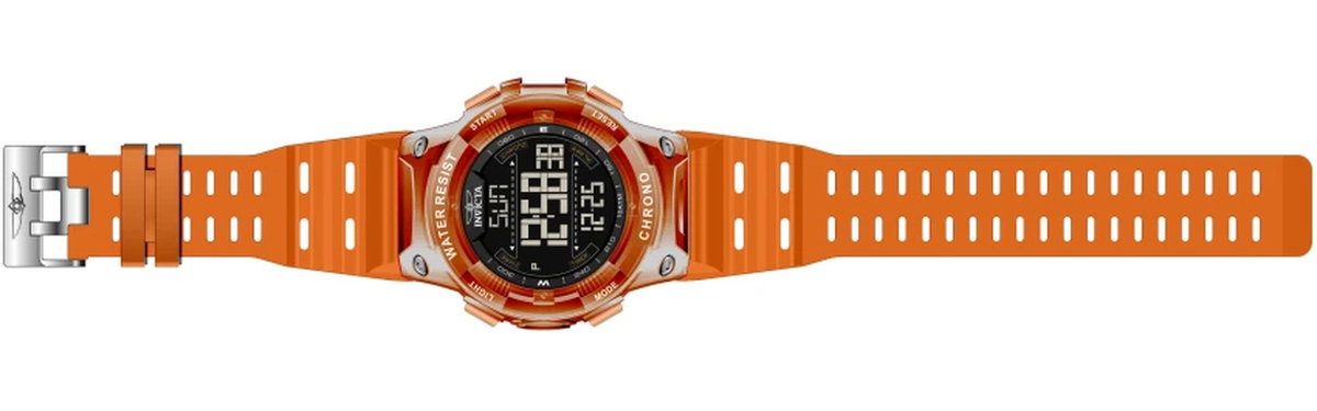 Invicta Racing 49046 Hombre | Digital Transparent Orange