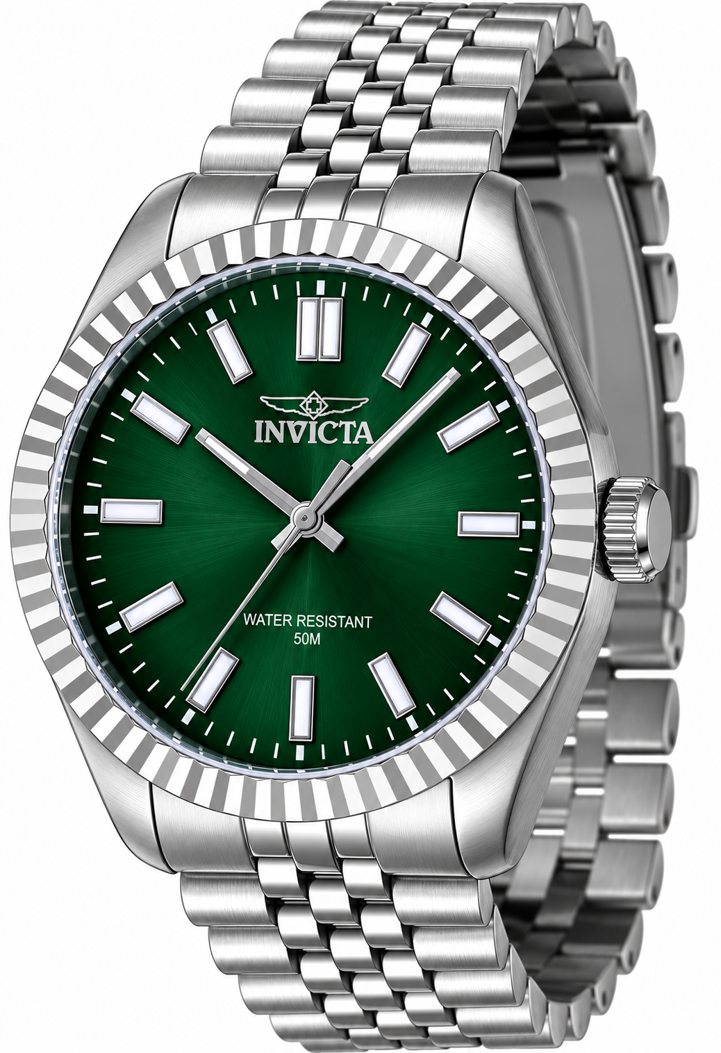 Invicta Specialty 47480 Hombre | Elegancia Verde en Acero